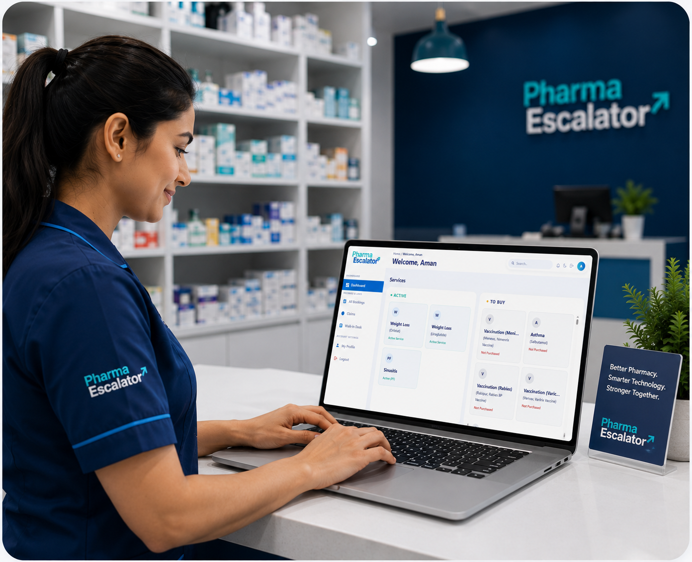 Modern UK Pharmacy Environment